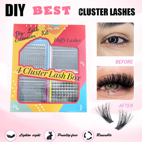 4-Tray Professional Cluster Lash Kit