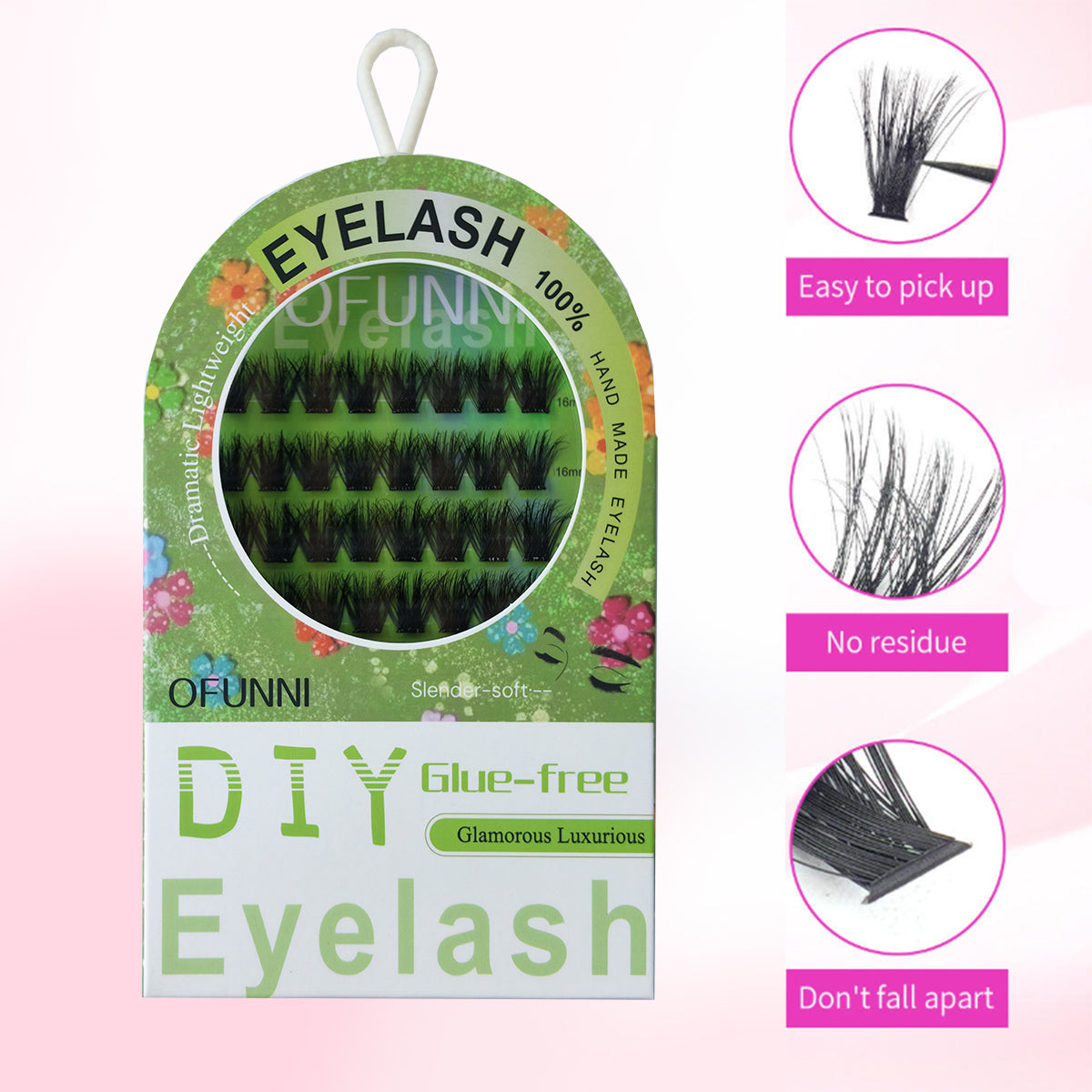 Dramatic Cat Eye Cluster Lash Kit