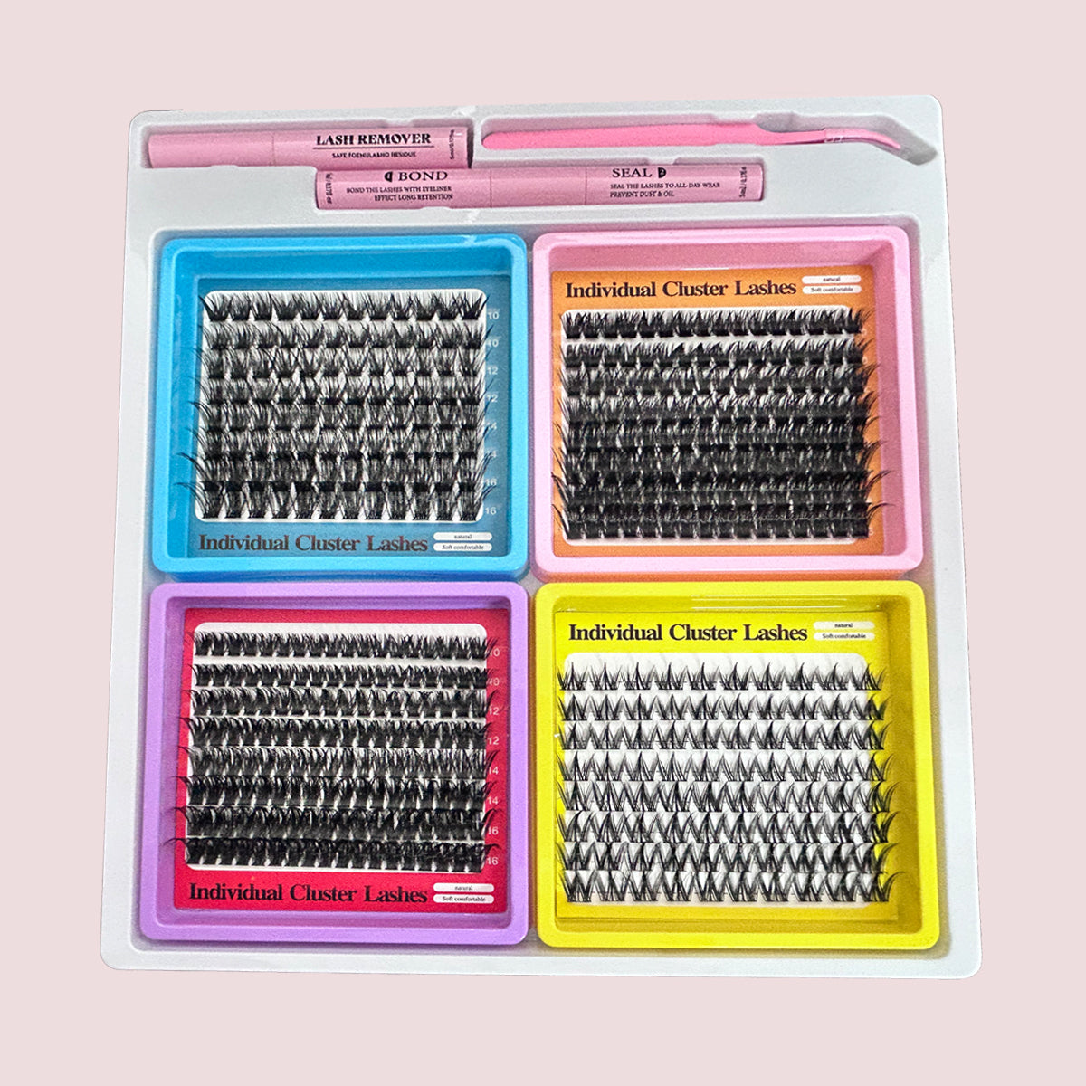 4-Tray Professional Cluster Lash Kit